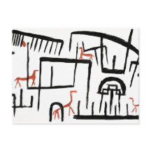 Klee - Djur i ett djurutrymme