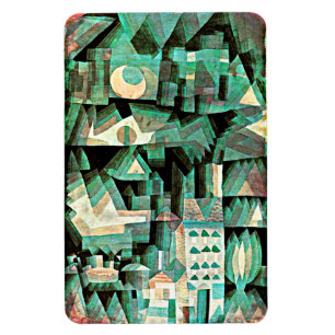Klee - Dream City, abstrakt art Magnet