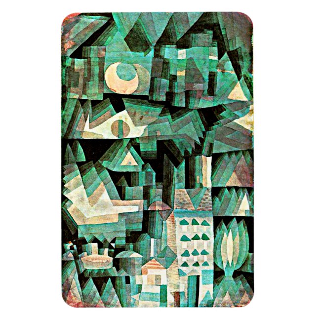 Klee - Dream City, abstrakt art Magnet (Vertikal)