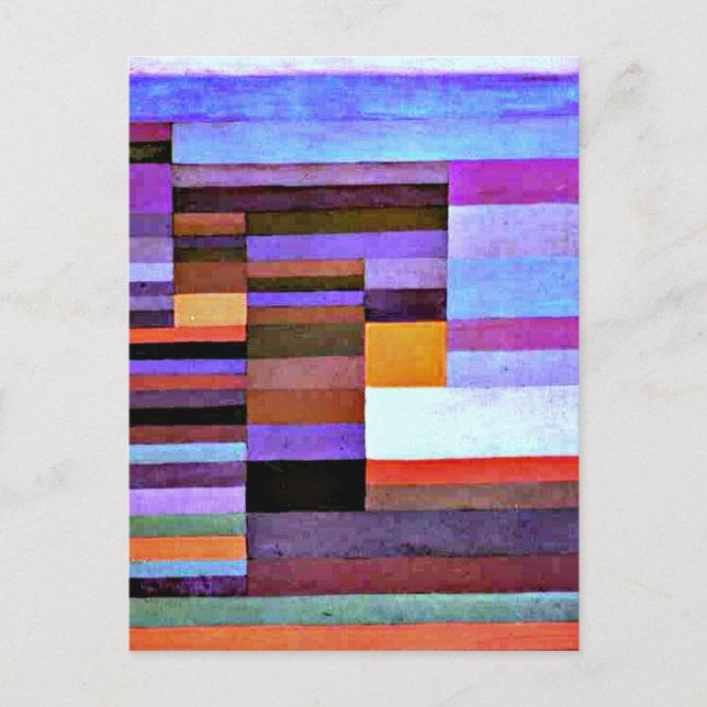 Klee - Eldig kväll Vykort (Framsida)