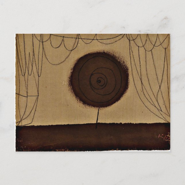 Klee - en blomma vykort (Framsida)