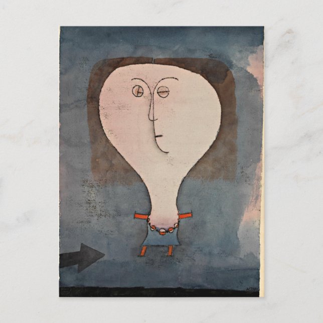 Klee - En flickas höger Vykort (Framsida)