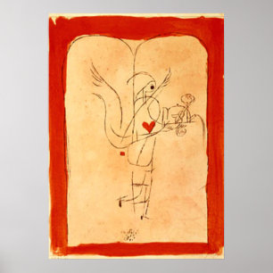 Klee - en själ tjänar en liten frukost poster