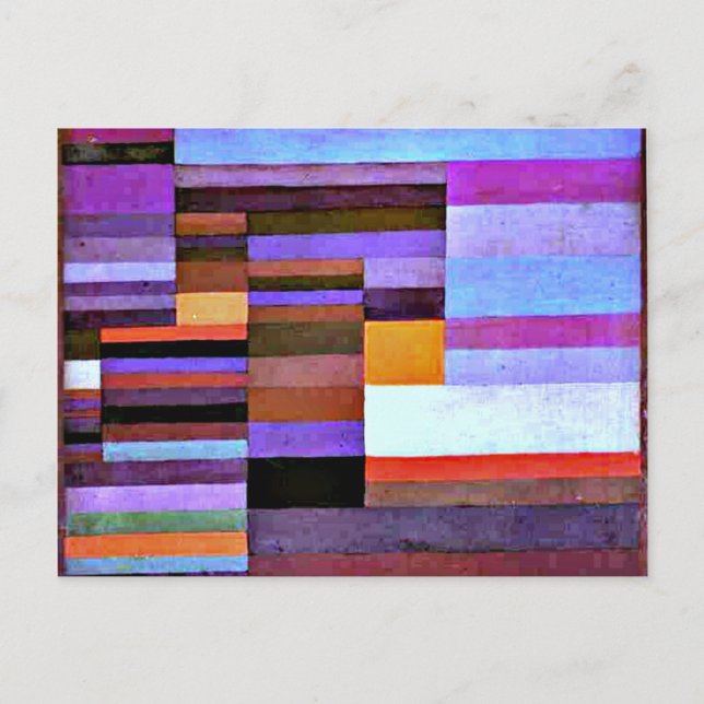 Klee - Evening, 1929 Vykort (Framsida)