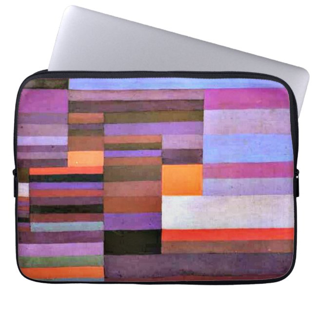 Klee - Evening vid brand Laptop Fodral (Framsidan)