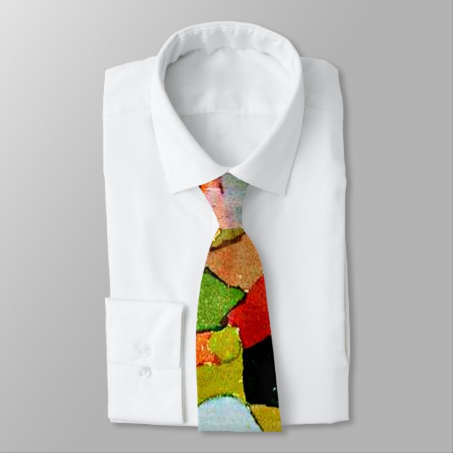 Klee-Färg-former, berömd-målning, Slips (Bunden)