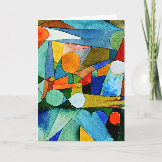 Klee - Färg-Shapes Kort (Framsida)