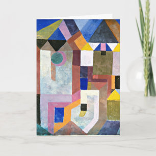 Klee - färgad arkitektur kort