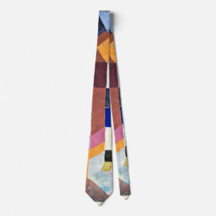Klee - färgad arkitektur slips