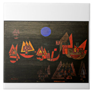 Klee - Fartyg i natten Kakelplatta