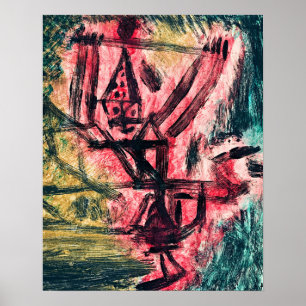 Klee-Fire Clown Poster