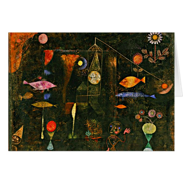 Klee - Fish Magic Hälsningskort (Framsidan Horizontal)