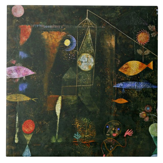 Klee - Fish Magic Kakelplatta (Framsidan)