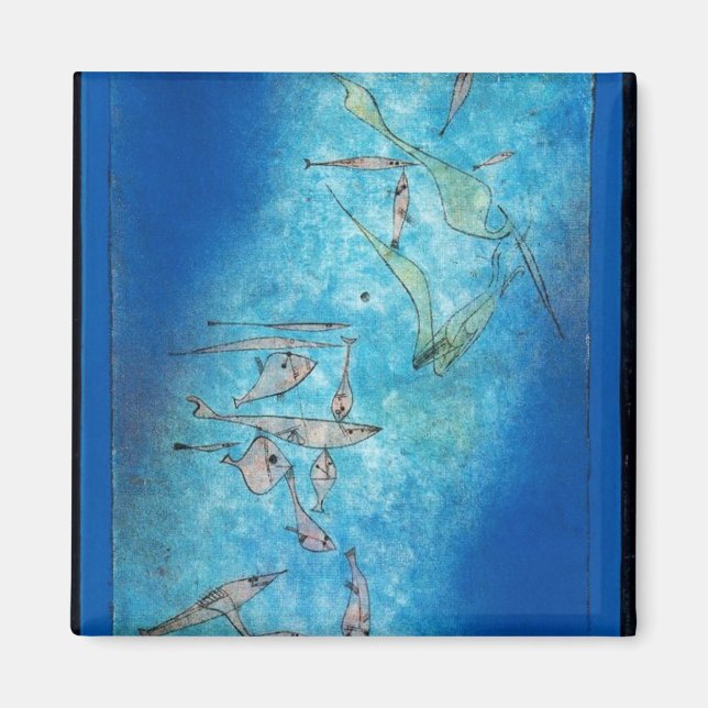 Klee - fiskbild magnet (Framsidan)