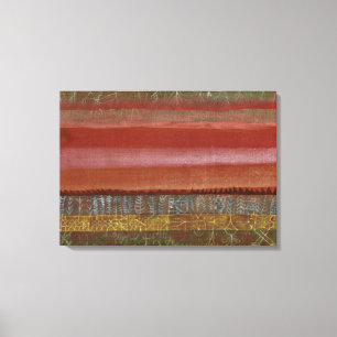 Klee - Flat liggande, abstrakt konst Canvastryck