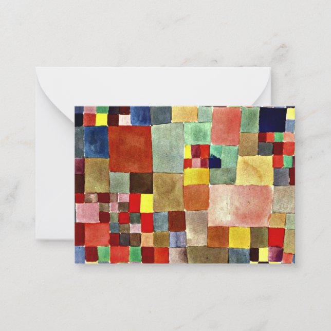 Klee - Flora på Sand Anteckningskort (Framsida)