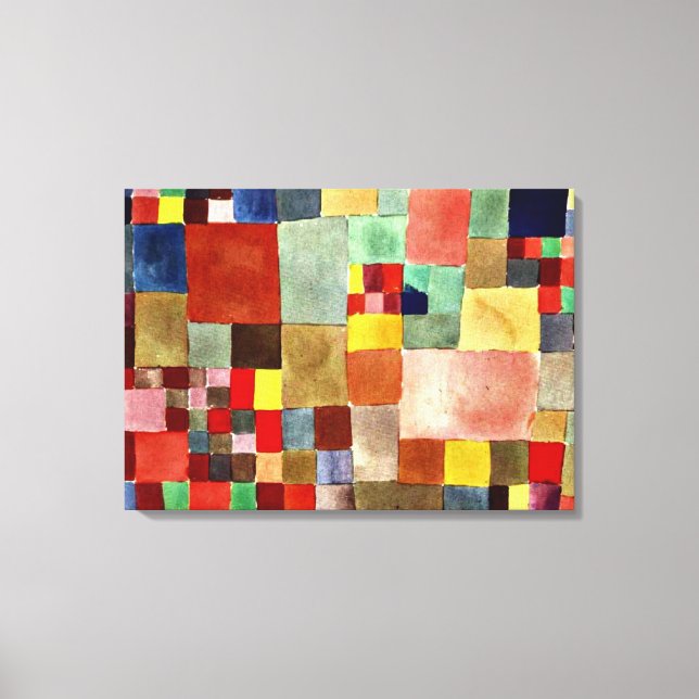 Klee - Flora på Sand Canvastryck (Framsida)