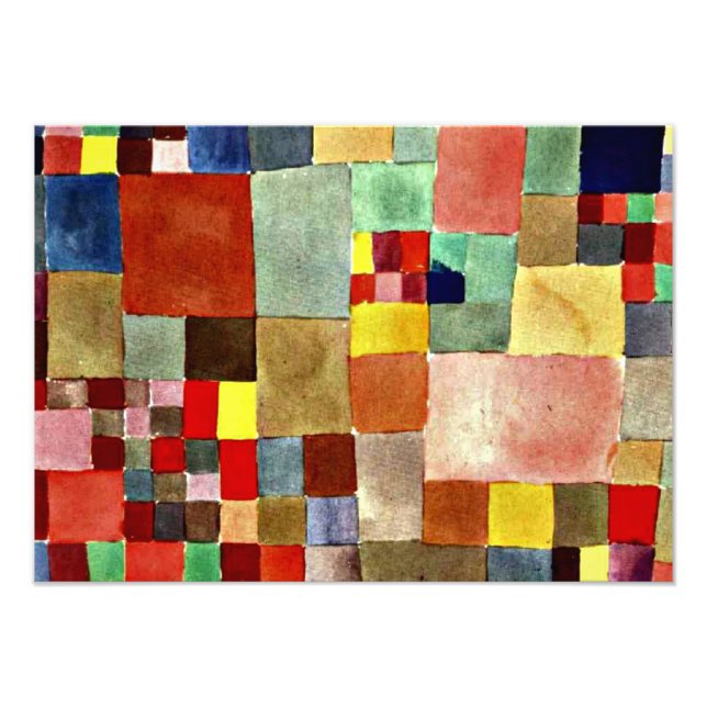 Klee - Flora på Sand Fototryck (Framsidan)