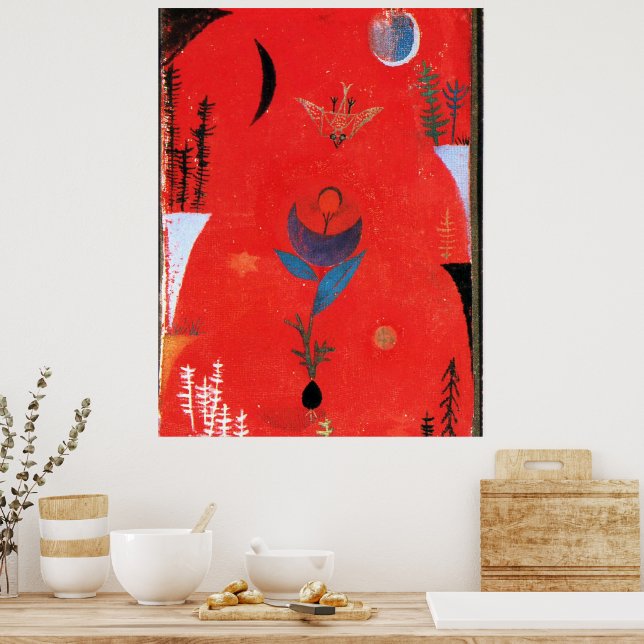 Klee - Flower Myth Poster (Kök)