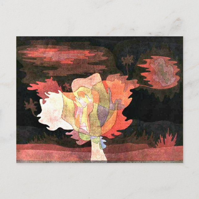 Klee - Före Snö, 1920 Vykort (Framsida)