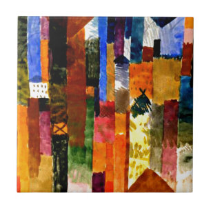 Klee - Före staden Kakelplatta