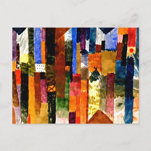 Klee - Före staden Vykort (Framsida)