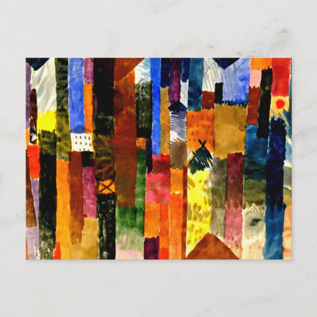 Klee - Före staden Vykort (Framsida)