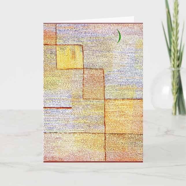 Klee - Förtydligande, abstrakt, grafik, HD Kort (Framsida)