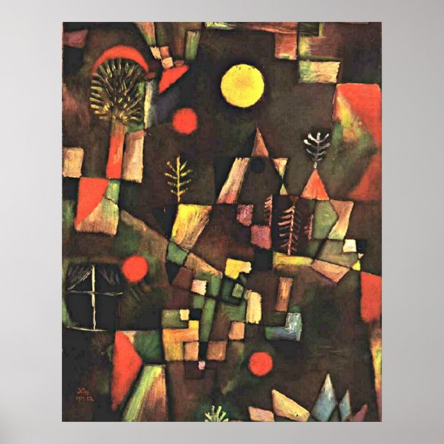 Klee - Full Moon Poster (Framsidan)