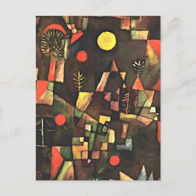 Klee - Full Moon Vykort (Framsida)