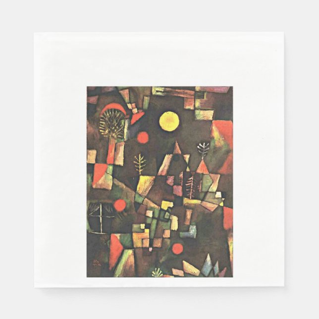 Klee - Fullmåne Pappersservett (Framsidan)