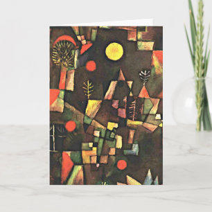 Klee - fullmåne, Paul Klee målning Kort