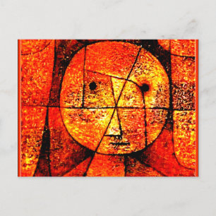 Klee - Gauze, färglöst abstrakt-grafik Vykort