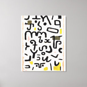 Klee - Gesetz, abstrakt konst Canvastryck