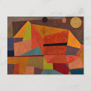 Klee - Glad Bergslandskap Vykort