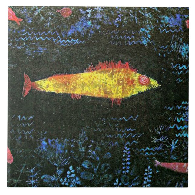 Klee: Goldfish Kakelplatta (Framsidan)