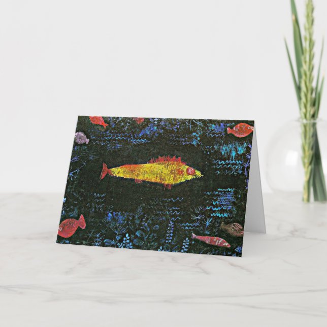 Klee - Goldfish Kort (Framsida)