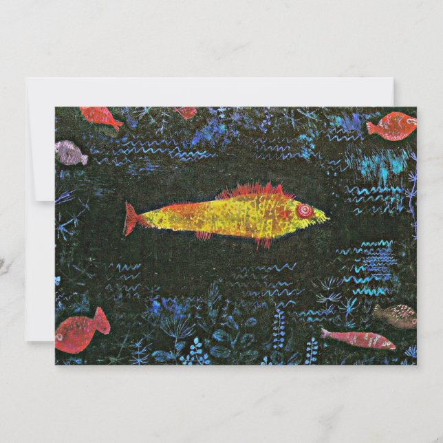 Klee - Goldfish Kort (Framsida)
