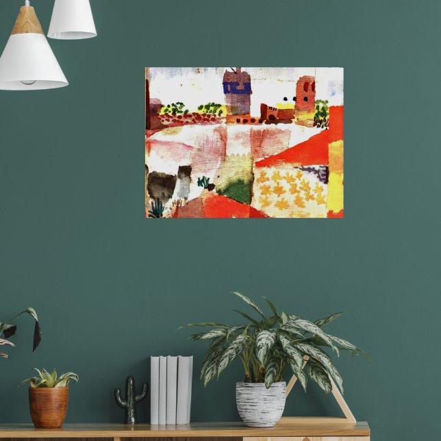 Klee - Hammamet med moské Poster (Vardagsrum 1)