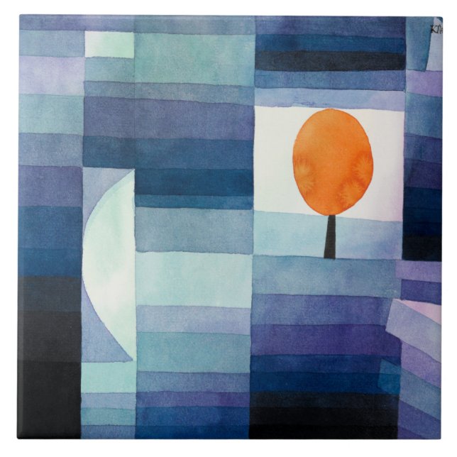 Klee - Harbinger från hösten Kakelplatta (Framsidan)