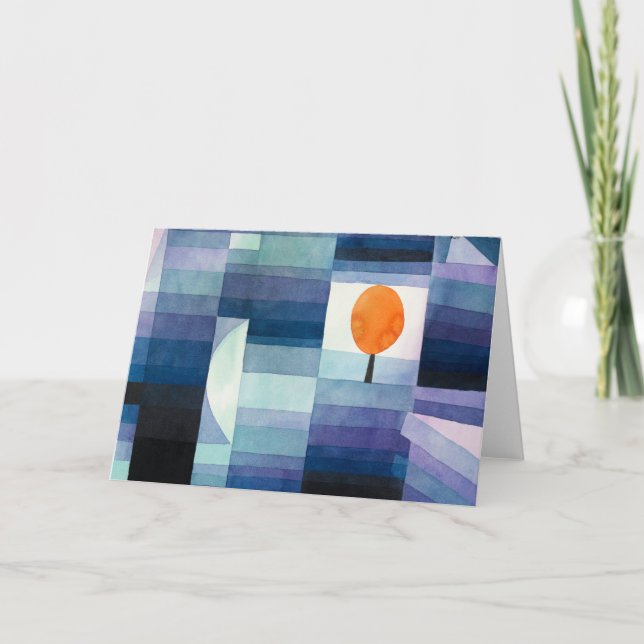 Klee - Harbinger från hösten Kort (Framsida)