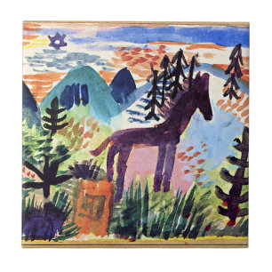 Klee - Hästen, berömd Kakelplatta