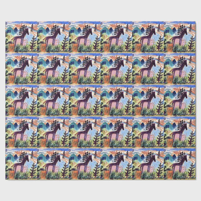 Klee - Hästen, berömd Presentpapper (Seam)