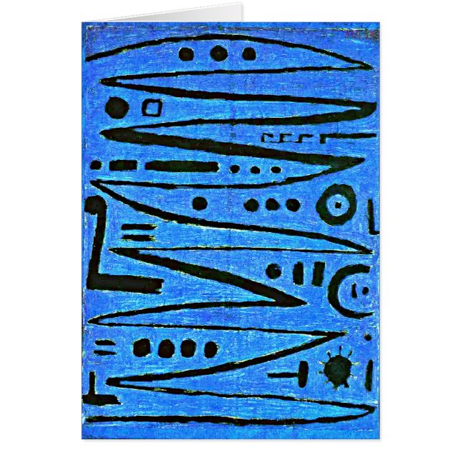 Klee - Heroic Fiddling Hälsningskort (Framsidan)