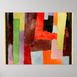 Klee - Högernas vinklar Poster