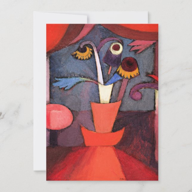 Klee - Höstblomma Julkort (Framsida)