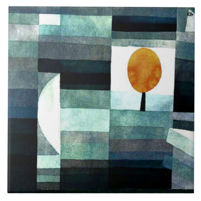 Klee - Höstens Messenger Kakelplatta (Framsidan)