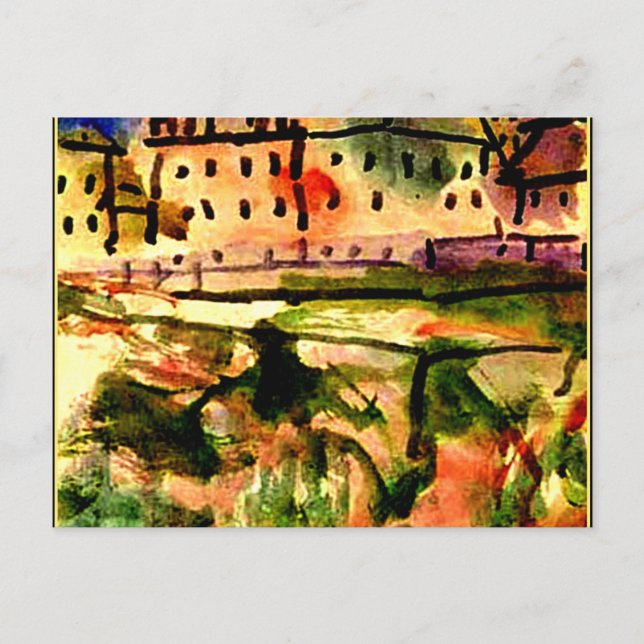 Klee - Husen nära Gravel Pitt Vykort (Framsida)