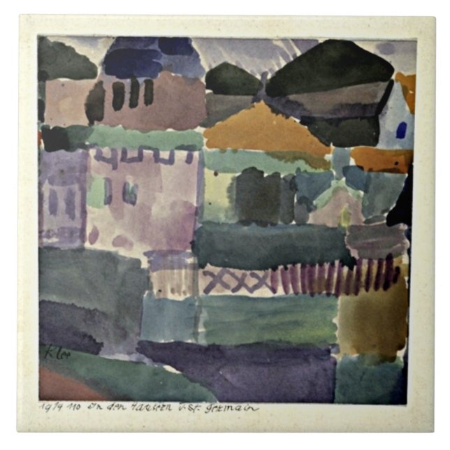 Klee - I huset St. Germain Kakelplatta (Framsidan)