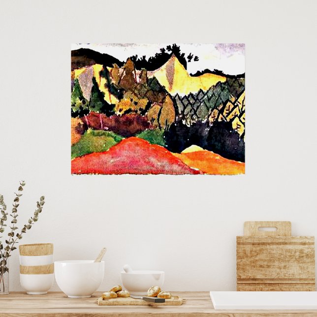 Klee - I stenbrottet Poster (Kök)